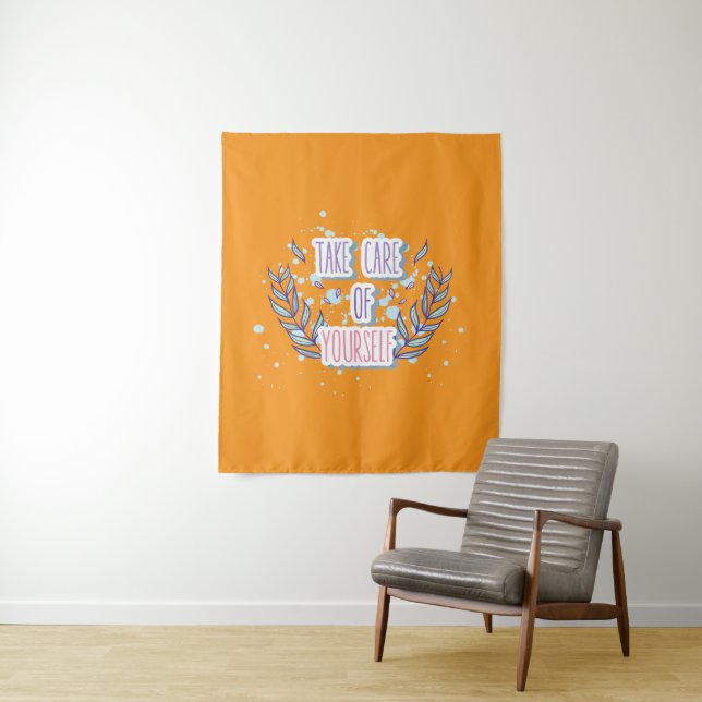 Embrace Yourself Positive Design  Tapestry (In Situ)