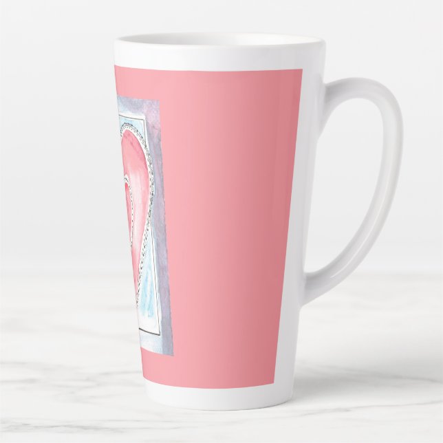 "Embraced" Valentine's Day Latte Mugs (Right)