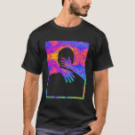 Embracing A Painting Of A Colorful Fluid Trippy Tr T-Shirt