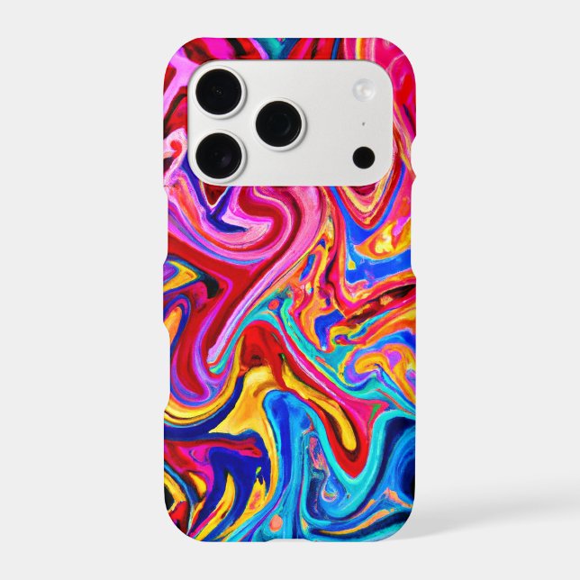Embracing Abstraction for Visual Impact Iphone Case (Back)