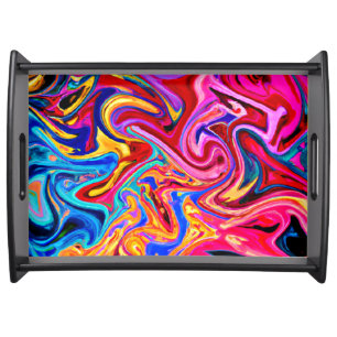 Embracing Abstraction for Visual Impact Serving Tray