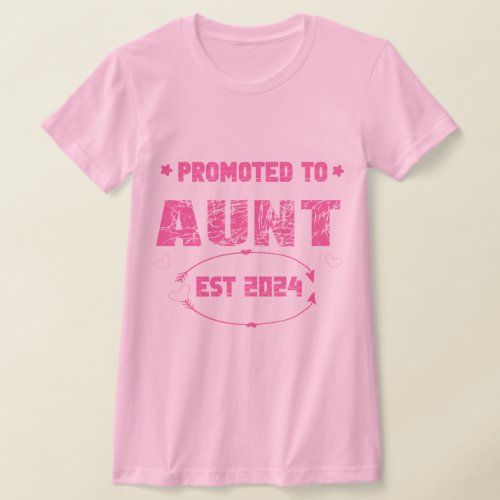  Embracing Auntiehood in 2024 A Joyful Baby Revea T_Shirt