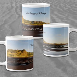 Embracing Change West Auckland Sunset Beach Photo Giant Coffee Mug