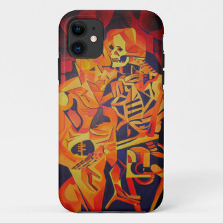 Embracing Death Colorful Geometric Art iPhone 11 Case