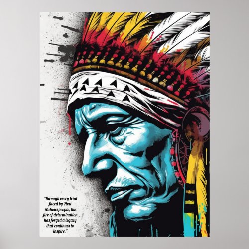Embracing First Nations Sacred Traditions Poster