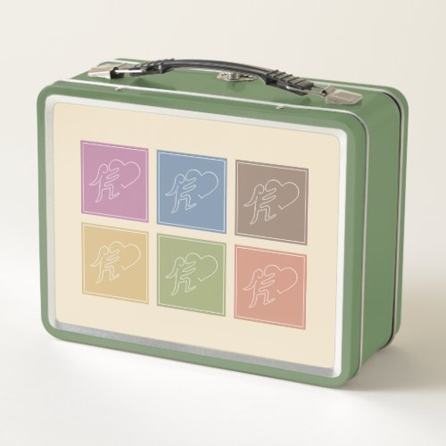 EMBRACING LOVE 6 METAL LUNCH BOX