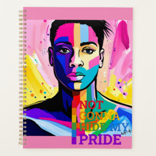 Embracing My Authenticity Spiral Photo Notebook