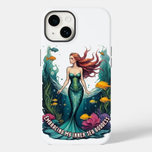 Embracing My Inner Sea Goddess _ Mermaid Case_Mate iPhone 14 Case