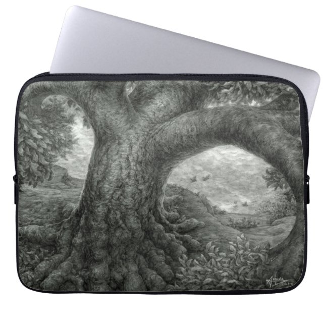 Embracing Risk Tree Laptop Sleeve (Front)
