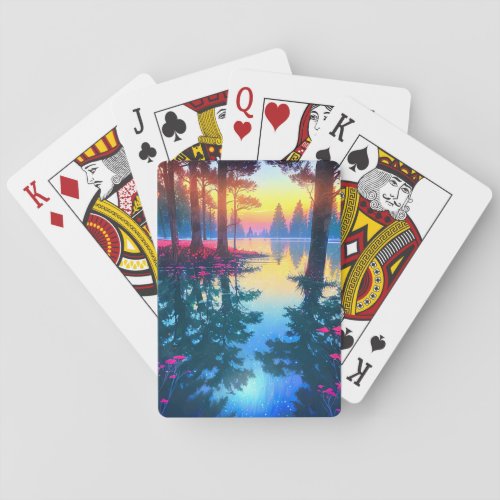Embracing the Beauty of the Swamp Playing Cards