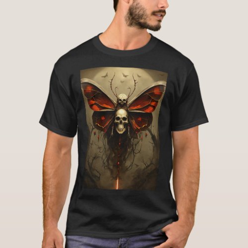 Embracing the Dance of the Death Moth T_Shirt