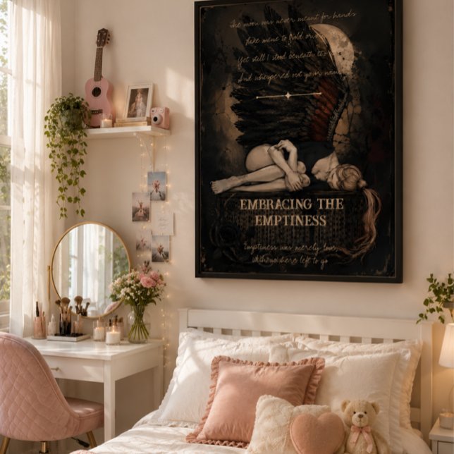 Embracing the Emptiness Dark Romantic Gothic   Poster (Creator Uploaded)