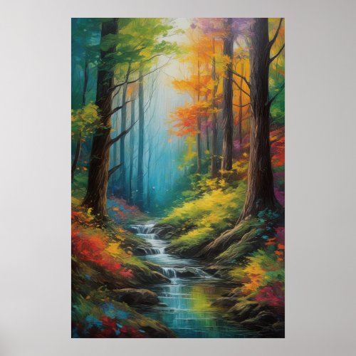 Embracing the Splendor of Autumn Poster