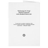 Embracing Yin Yang Cards (Back)