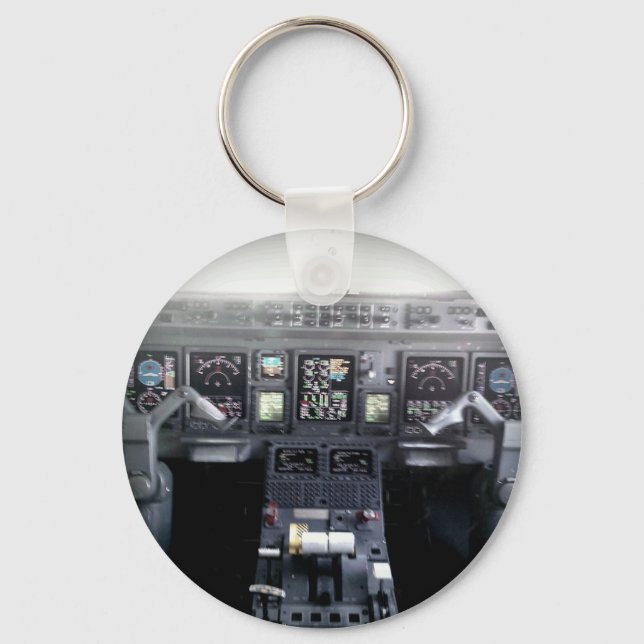 Embraer 145 Flight Deck Keychain (Front)