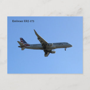 Embraer Airplane Postcard