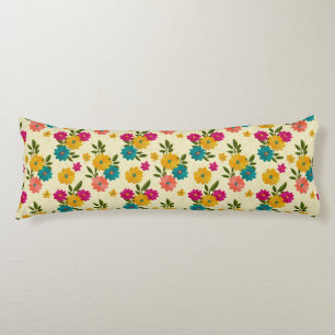 Embroider Botanical Guest Room Decor Victorian Bed Body Pillow