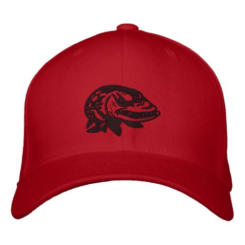Embroider Mad Musky Logo _MuskyFreak Embroidered Baseball Hat
