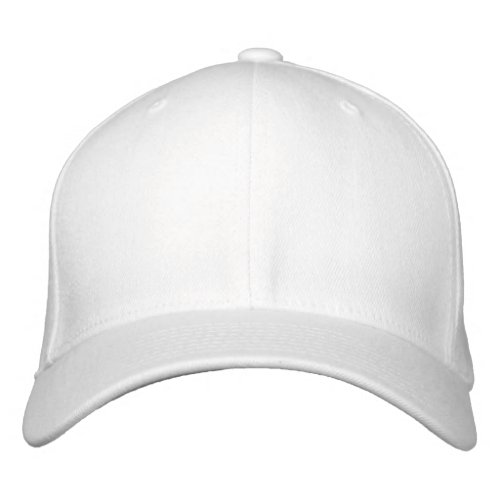 Embroider your own White Flexfit Wool Cap