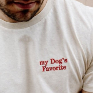Embroidered anniversay birthday Men Shirt gift