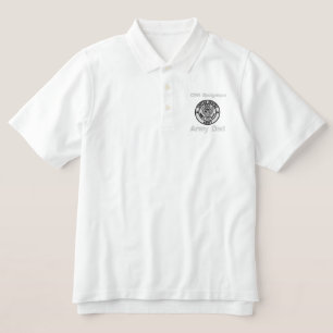 Embroidered Army Dad Emblem Polo2 Polo Shirt