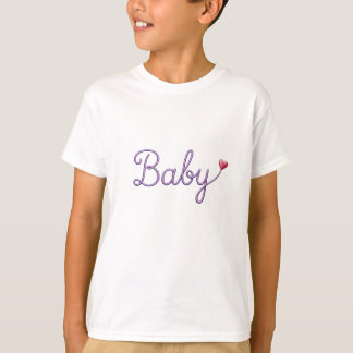 Embroidered Baby Heart T-Shirt