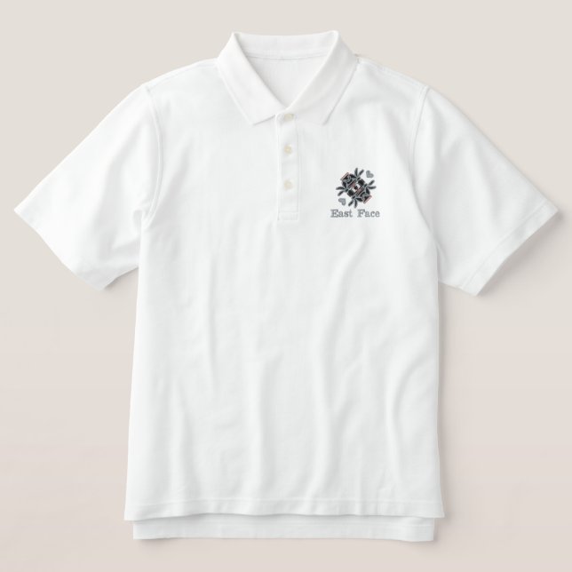 Embroidered Basic Polo T-Shirt (Design Front)