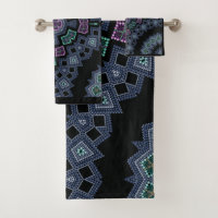 Embroidered beads pattern