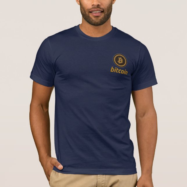 Embroidered Bitcoin T-Shirt (Front)
