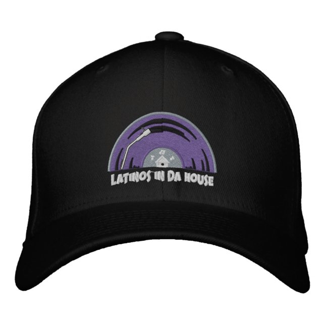 Embroidered Black Cap (Front)