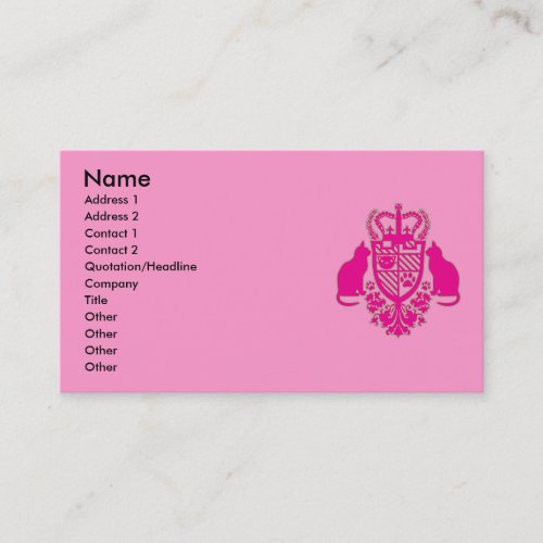 Embroidered_Cat Business Card Template