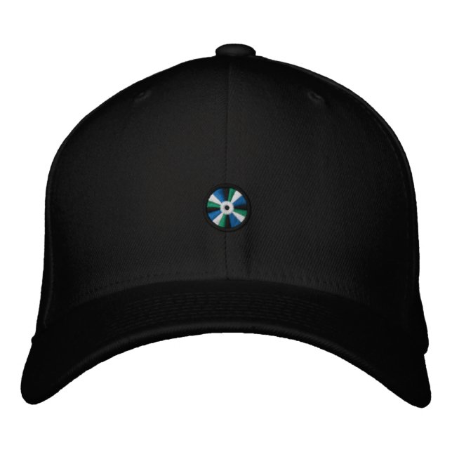 Embroidered CD Embroidered Baseball Cap (Front)