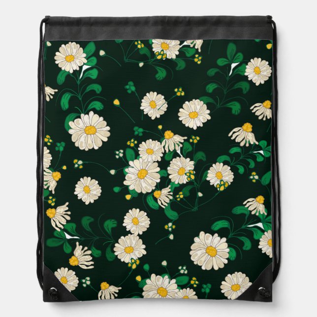 Embroidered children's drawing imitation. drawstring bag (Front)