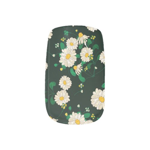 Embroidered childrens drawing imitation minx nail art