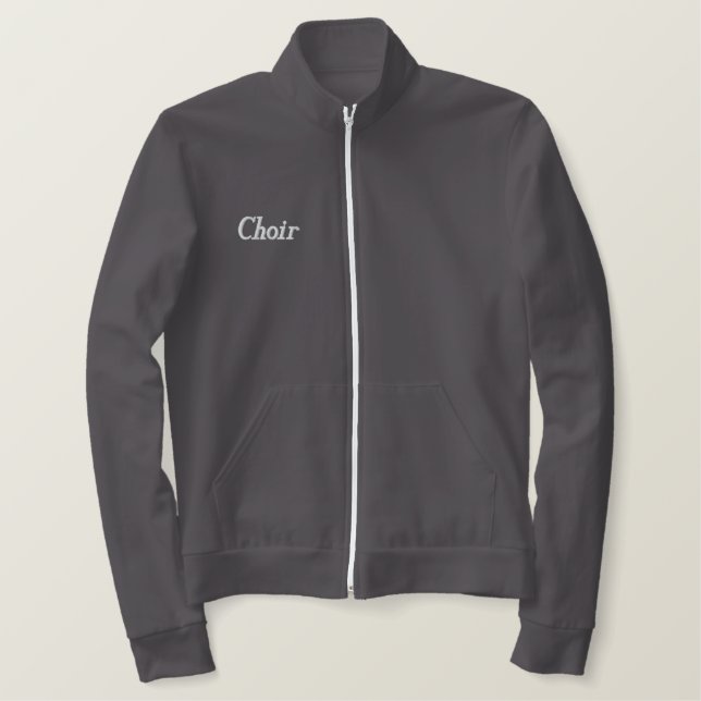 Embroidered Choir Music Jacket (Design Front)