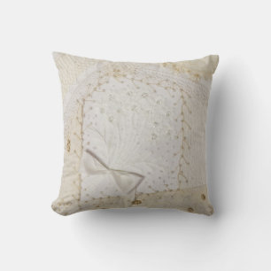 Embroidered Crazy Quilt Designed Pillow