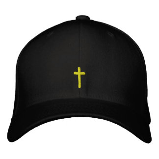 Embroidered Cross Baseball Cap