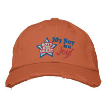 Embroidered “Distressed” Hat