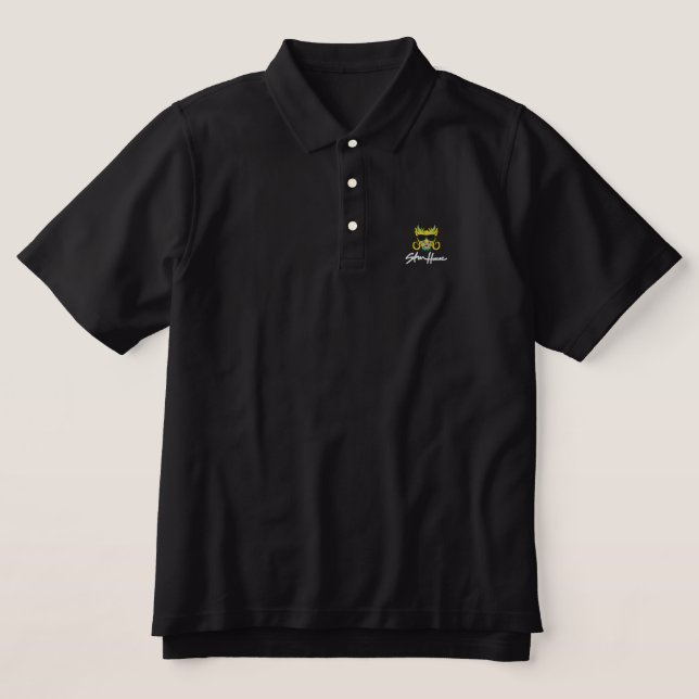 Embroidered Dragon Polo (Design Front)