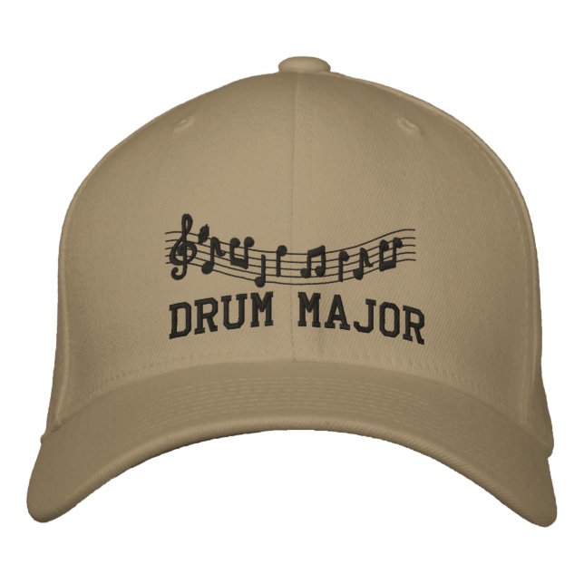 Embroidered Drum Major Band Cap (Front)