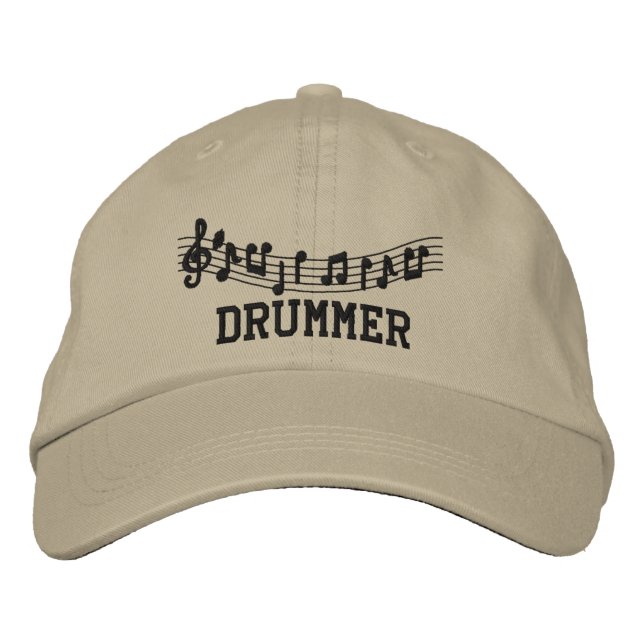 Embroidered Drummer Cap (Front)