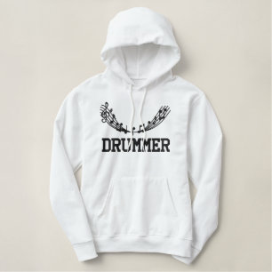 Embroidered Drummer Hoodie
