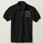 Embroidered Father of the Bride Embroidered Polo Shirt<br><div class="desc">A perfect gift for the Father of the Bride,  this embroidered classic polo shirt. Customize embroidery font and color.</div>