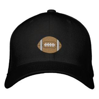 Embroidered Football Baseball Cap