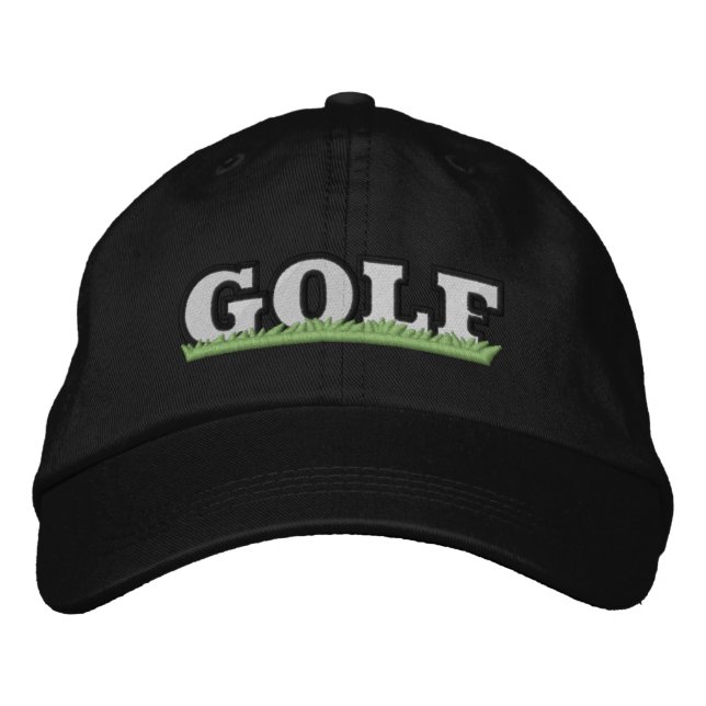 Embroidered GOLF Baseball Cap (Front)