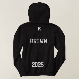 Embroidered Graduation Sweatshirt Hoodie