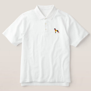 Embroidered Great Dane Embroidered Polo Shirt