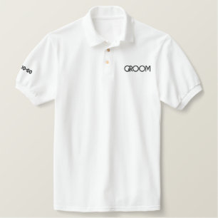 Embroidered Groom Golf Shirt