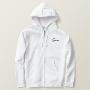 Embroidered Groom Hoodie