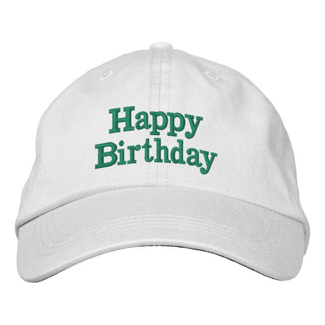 Embroidered Hat, Alternative Apparel Basic Adjusta Embroidered Baseball Cap (Front)